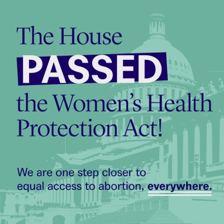 WE DID IT! WHPA passed the House!