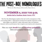 The Post-Roe Monologues – Don’t Miss Out!